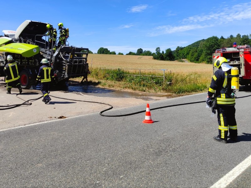 Einsatz [08] 17.07.2022 – Brand&nbsp;Strohpresse